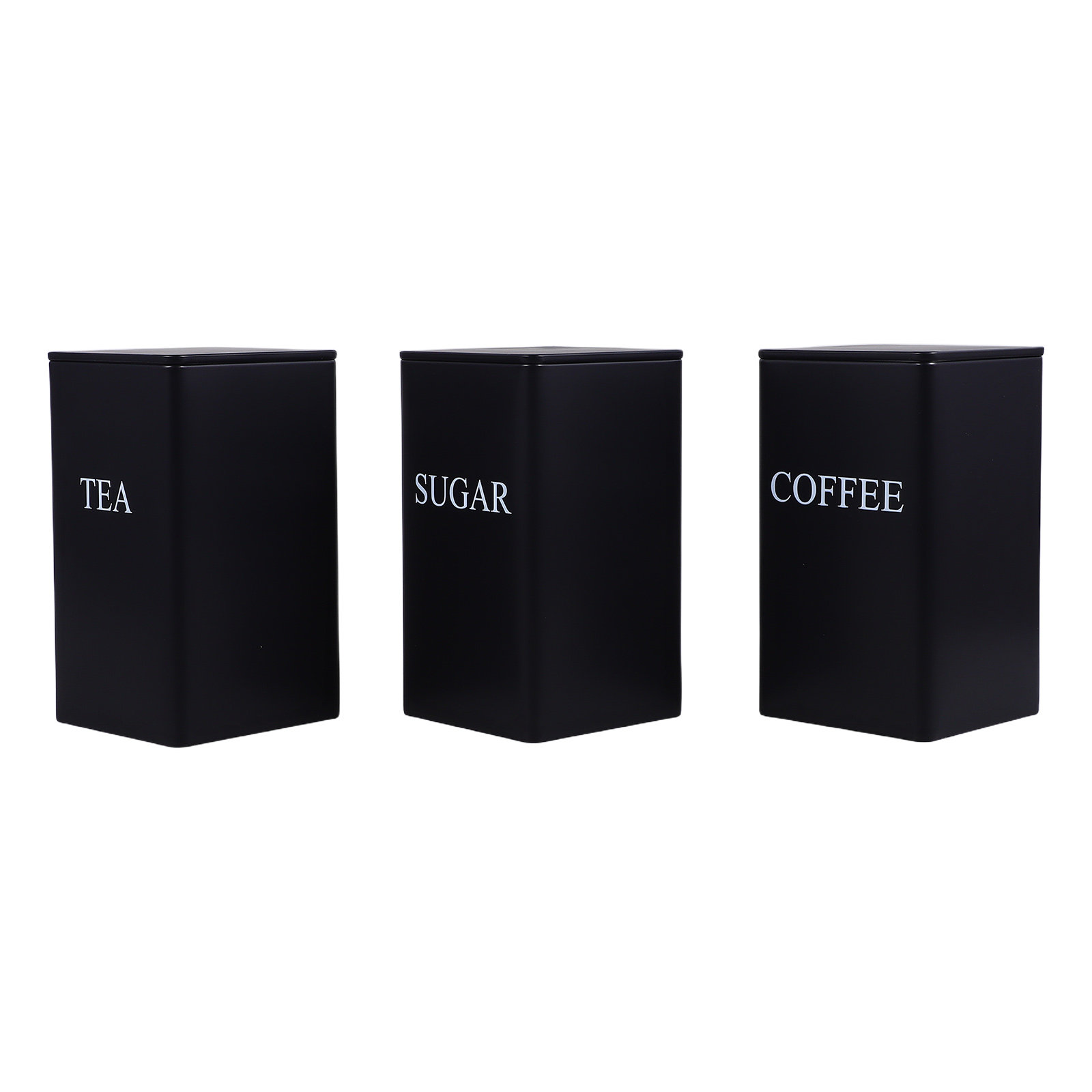 Food Storage And Organizer - 3 Adet Hava Geçirmeyen Metal Mutfak
