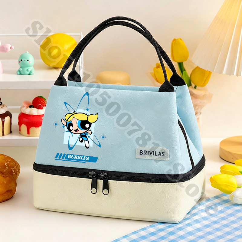 Food Storage Zip Bags - Kawaii Powerpuffs Kızlar Anime Zip yemek