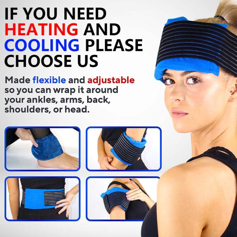 Cold Pack Ice Gel - Profesyonel, Yeniden Kullanılabilir, Dondurulabilir Soğuk Paket,