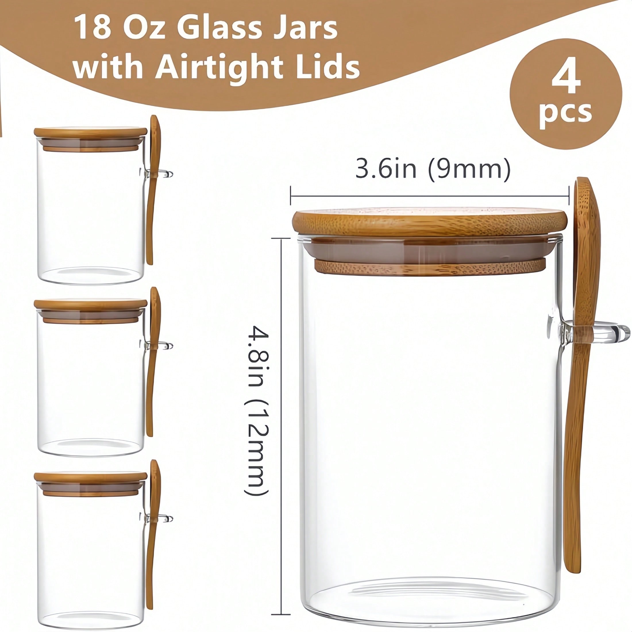 4 Parçalı Saklama Seti (4 Sakl - Food Storage Jar Glass incelemesi ve fiyatı
