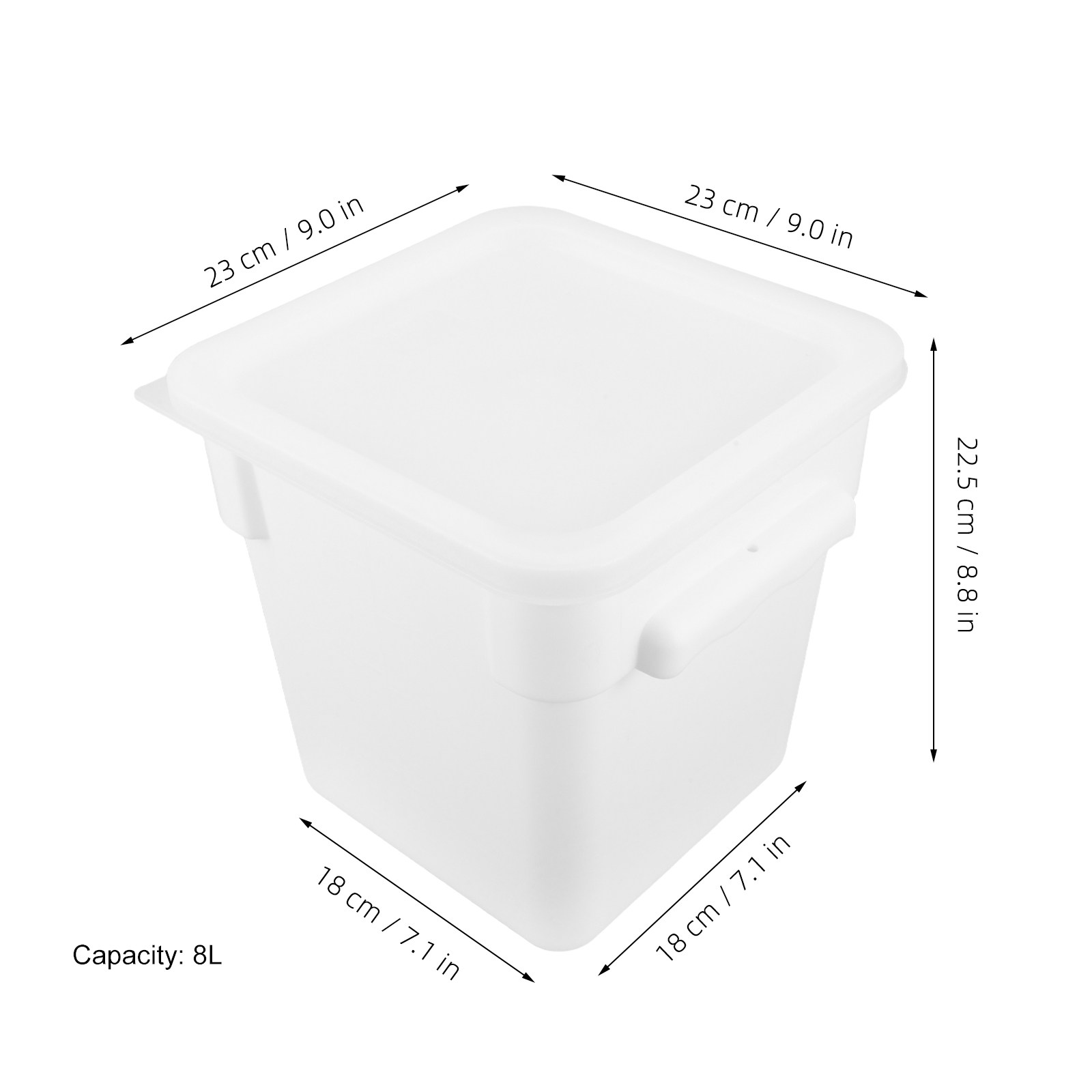 Kare Plastik Gıda Saklama Kabı - Food Storage And Organizer incelemesi ve fiyatı