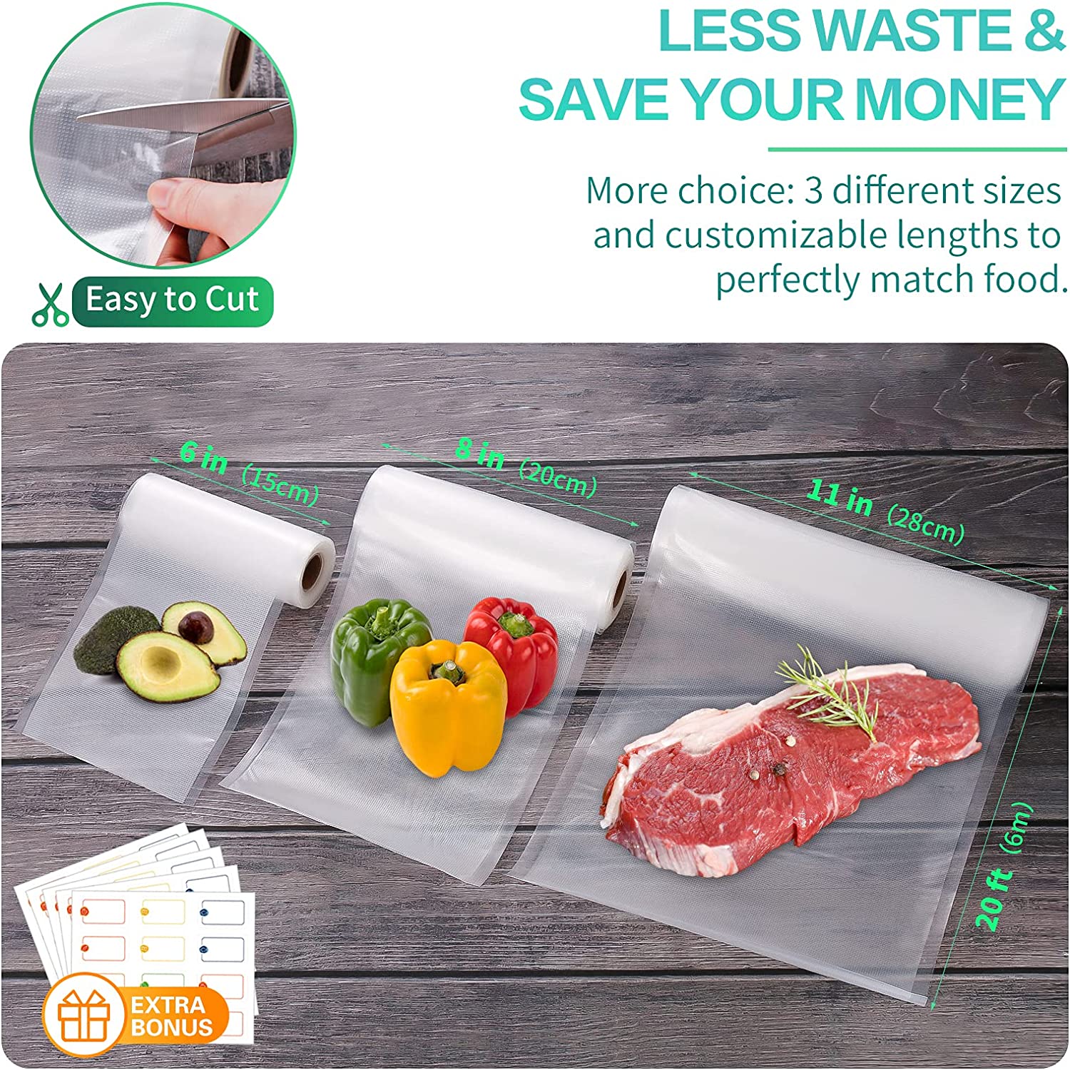Vakumlu Gıda Vakumlama Makines - Food Storage Zip Bags incelemesi ve fiyatı