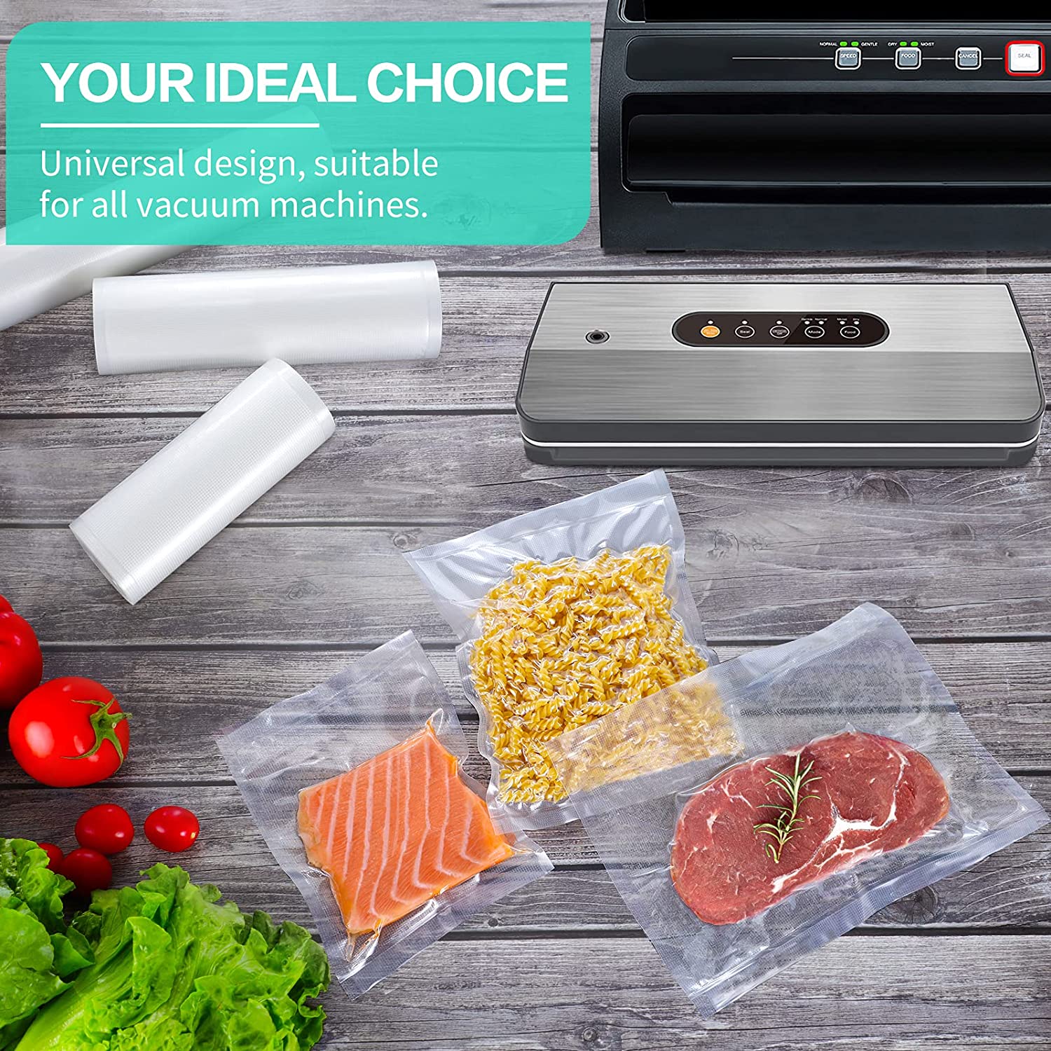 Vakumlu Gıda Vakumlama Makines - Food Storage Zip Bags incelemesi ve fiyatı