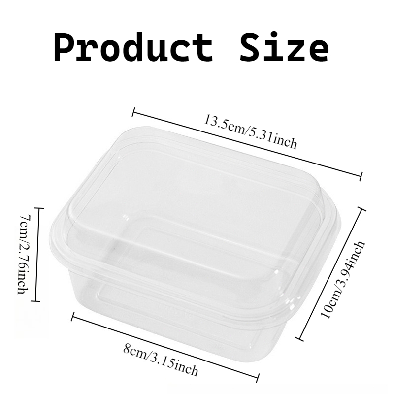 5/10 adet plastik kapaklı past - Xmas Food Storage Containers incelemesi ve fiyatı