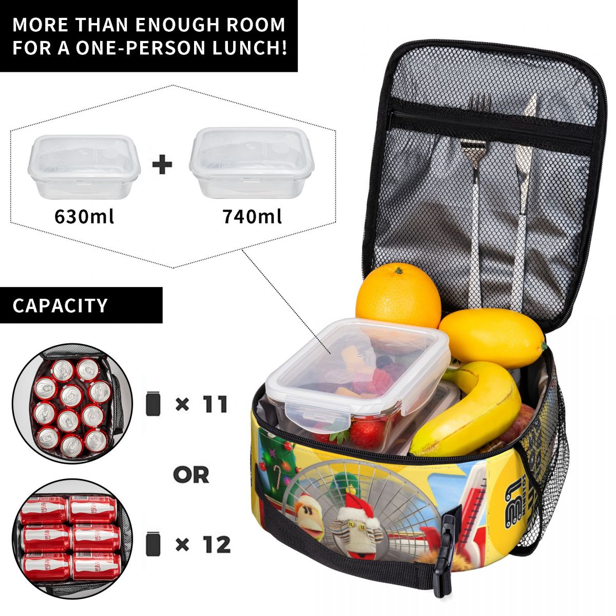 31 Dakika Şili Çizgi Film Bask - Xmas Food Storage Containers incelemesi ve fiyatı