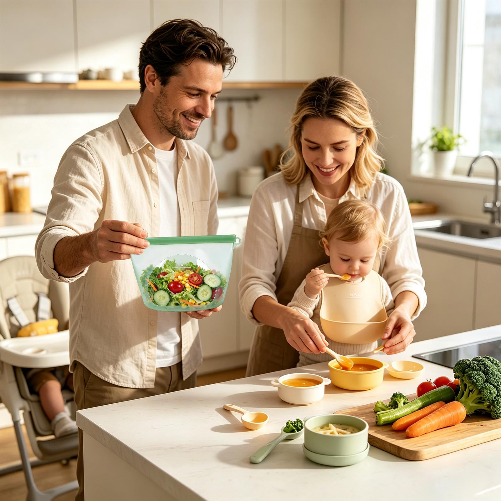 Silikon Gıda Saklama Torbaları - Food Storage Ziploc incelemesi ve fiyatı