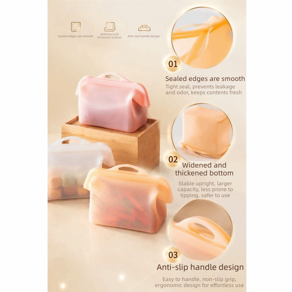 Sızdırmaz Silikon Gıda Saklama - Food Storage Silicone Bags incelemesi ve fiyatı